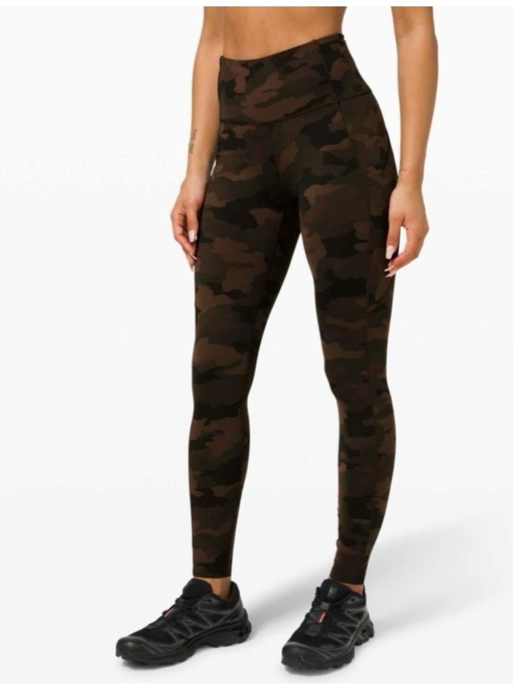 Lululemon Fast and Free High-Rise Tight 28" *Non-Reflective Brushed Nulux Sz 8